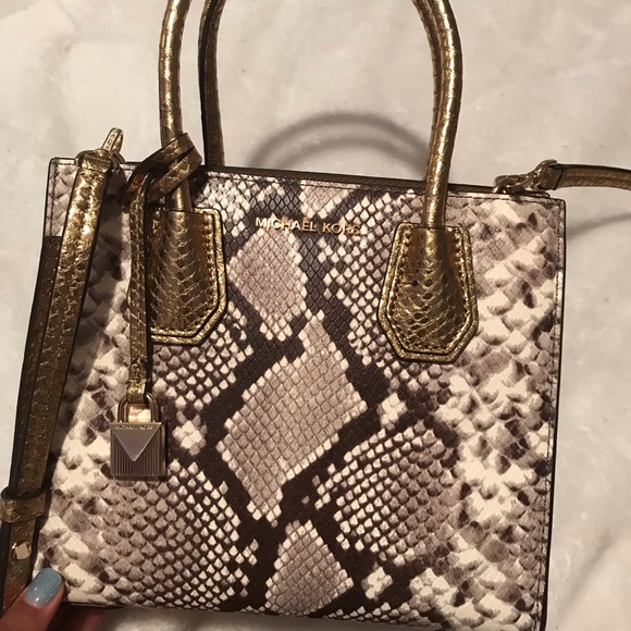 michael kors mercer python